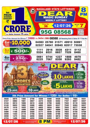 Today Lottery Sambad