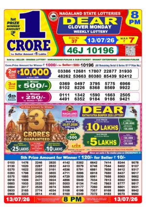 Today Lottery Sambad