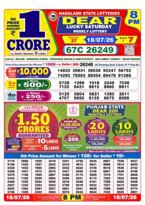 Today Lottery Sambad
