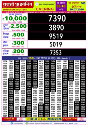Today Lottery Sambad