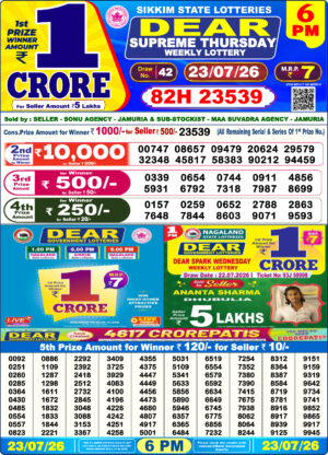 Today Lottery Sambad