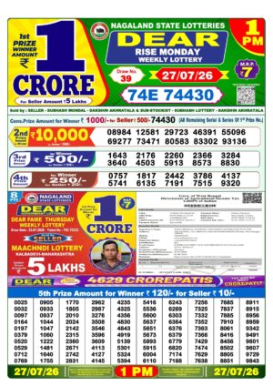 Today Lottery Sambad