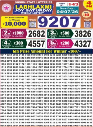 Today Lottery Sambad