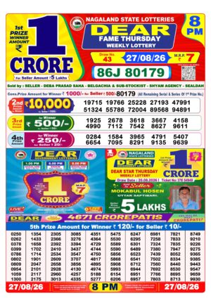 Today Lottery Sambad