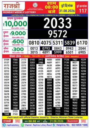 Today Lottery Sambad